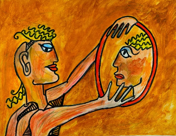 Narcisse Mélancolique ou le temps qui passe