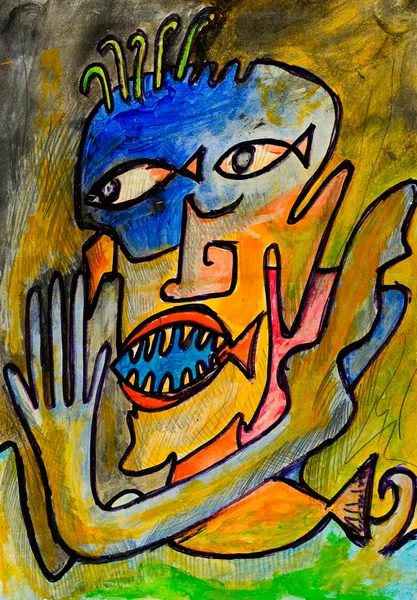 Homme En Train De Se Noyer